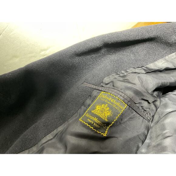 Oxxford Clothes Khyber Cashmere Blue 3 Button Traveler Vented Overcoat - Picture 11 of 13